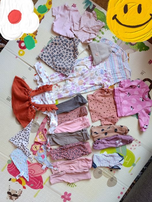 Пакет одягу на дівчинку 3-6 місяців