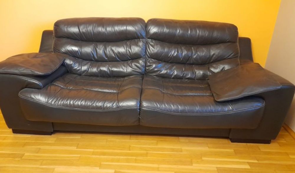 Używana kanapa skórzana