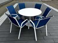Zestaw mebli ogrodowych stół z krzesłami