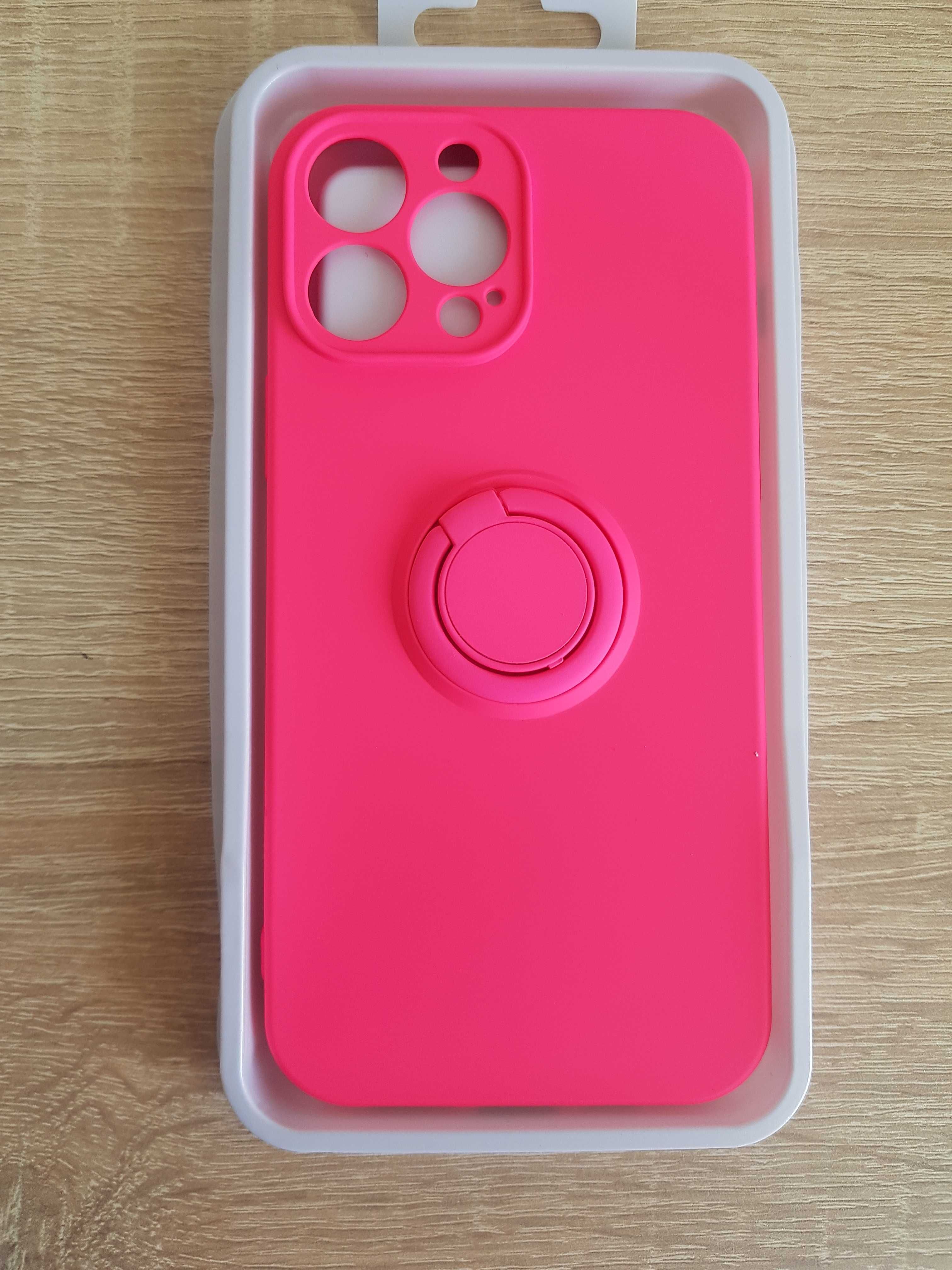 Etui Vennus Silicone Ring do Iphone 13 Pro Max Różowy