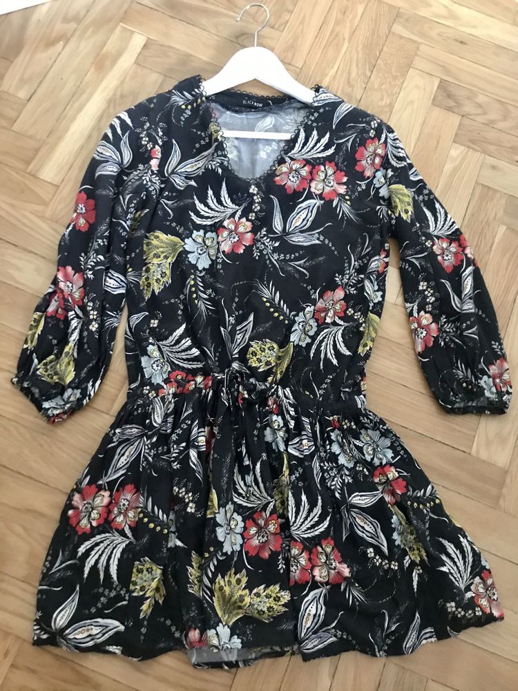 Sukienka Blackbow Showroom XS/34 boho kwiaty