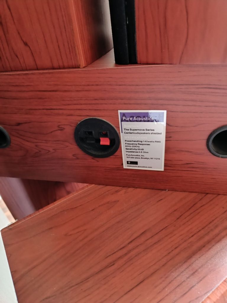 Kolumny głośnikowe Pure Acoustic Supernova 5.0 + amplituner pioneer