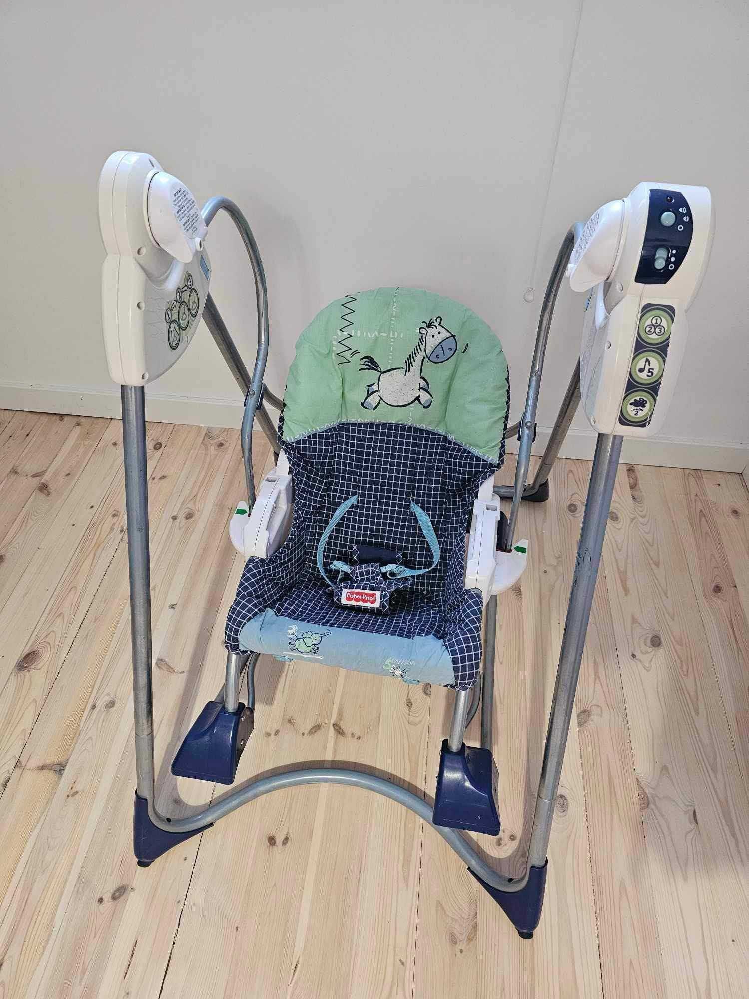 Bujak z pozytywką krzesełko Fisher price w pełni sprawne