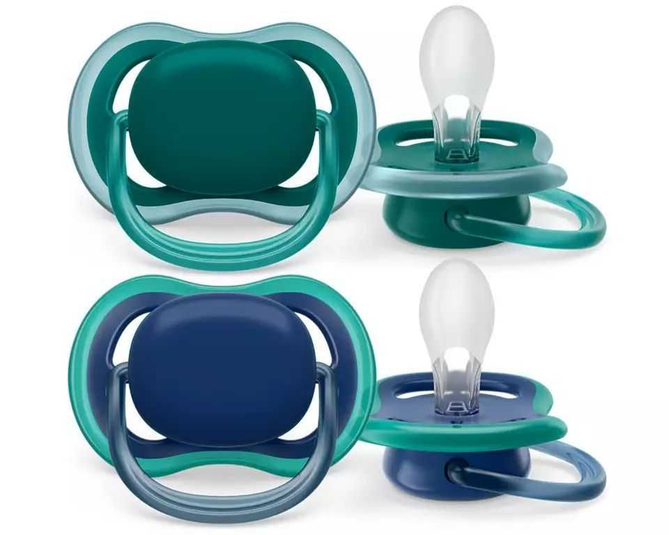 Avent Philips 2 Smoczki Soother Ultra AIR SCF085/31 dla dziecka 6-18m