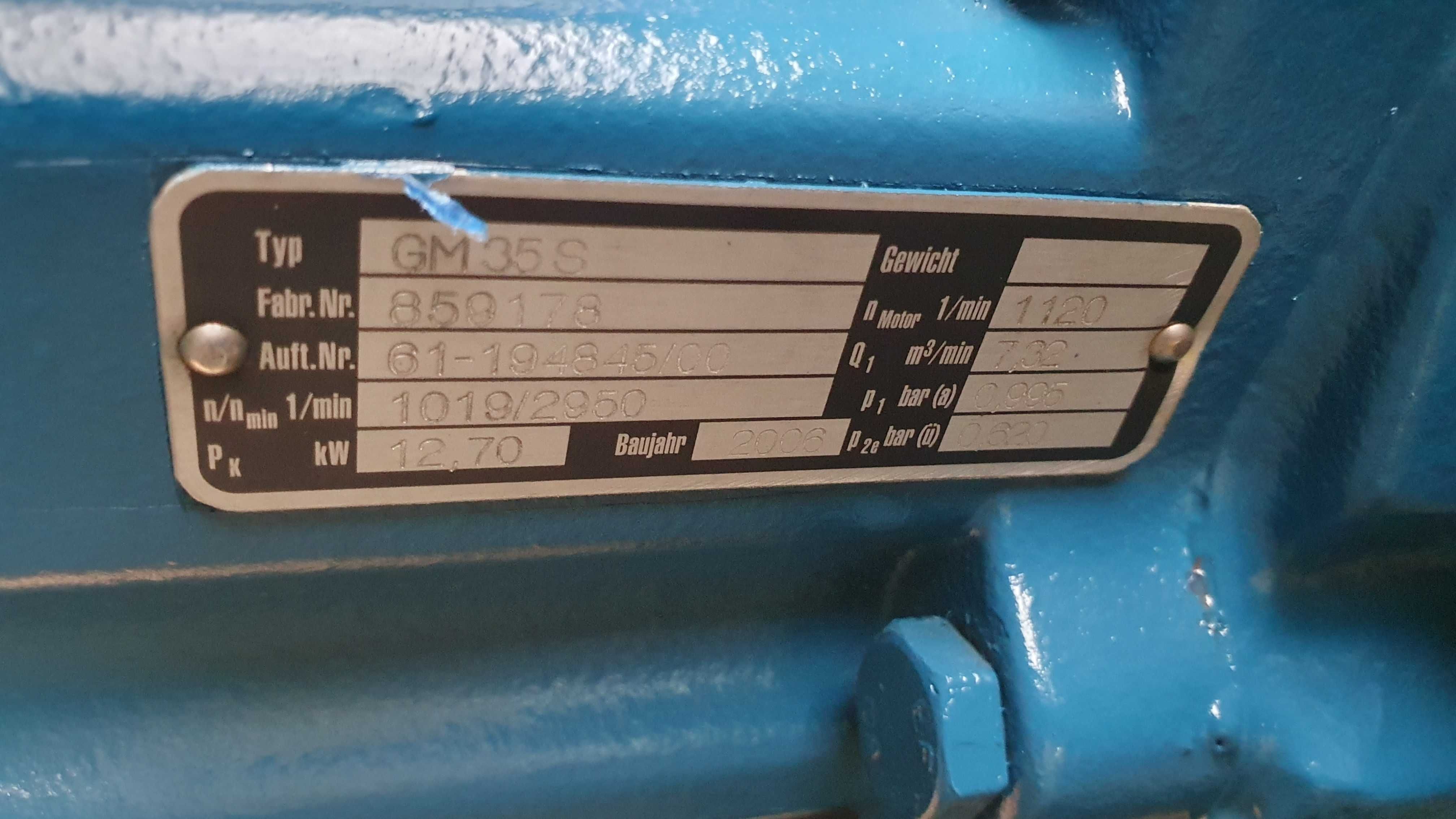 SPRAWNY!!! Stopień Dmuchawy Aerzen GM35S 2006r Po remoncie, S015014