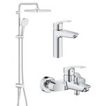 Комплект смесителей Grohe Eurosmart New 3 в 1 для ванной UA123246R1