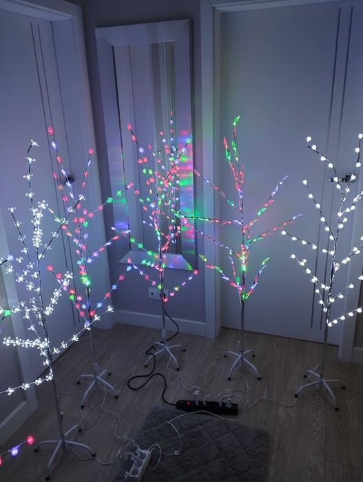 Lampki choinkowe typu sople 500led z flash 25m ozdoby okazja