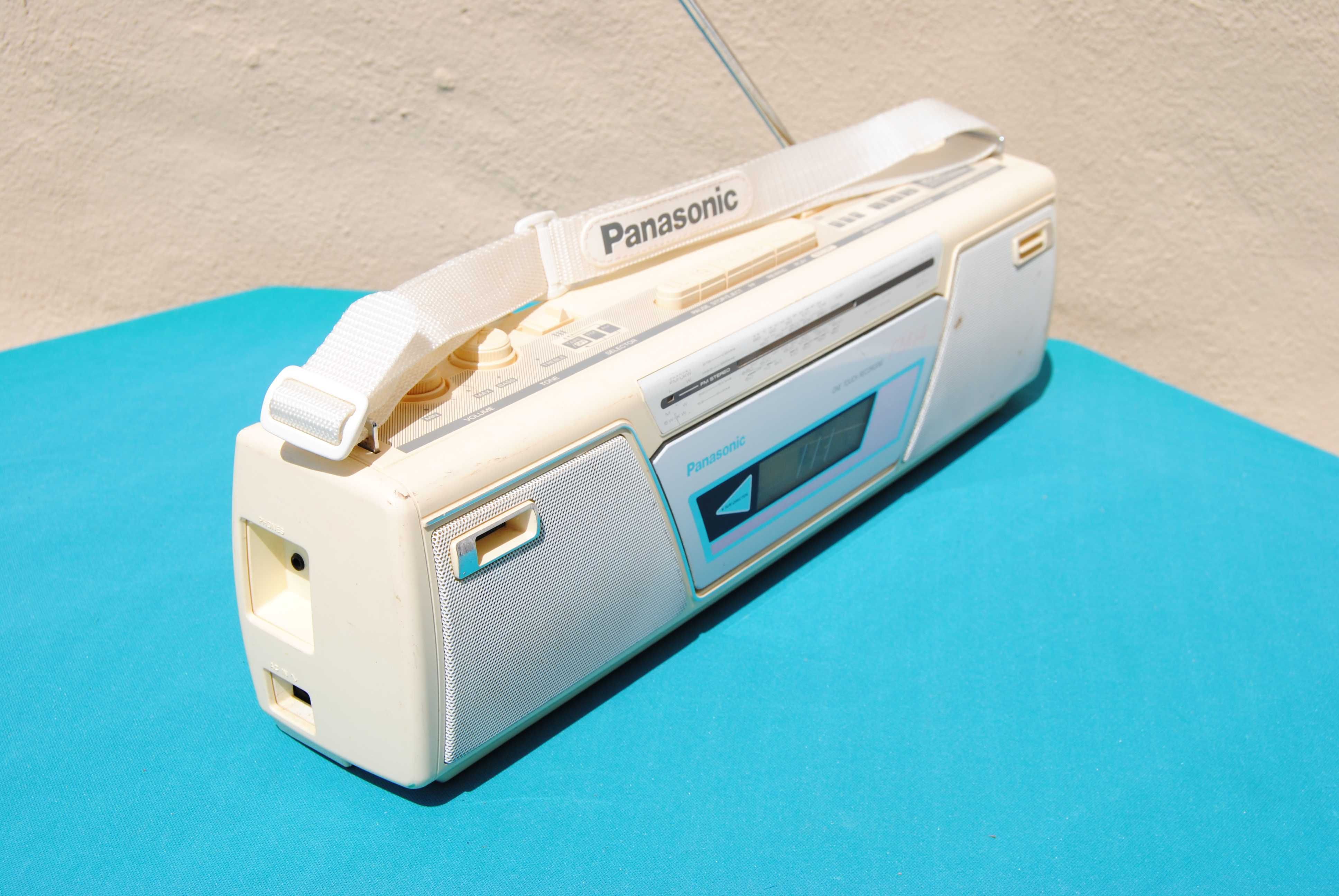 radio boombox Panasonic FM14 one touch recording vintage 80´s