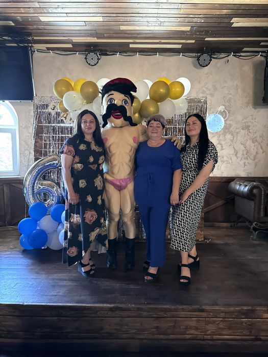 Привітання! Ростові іграшки!Стіч!Пес Патрон!Мишка Тедди!Кіт!