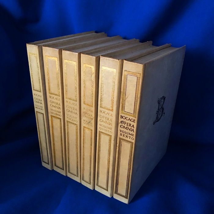 Bocage OPERA OMNIA 6 volumes (completa) Tiragem especial (1969)