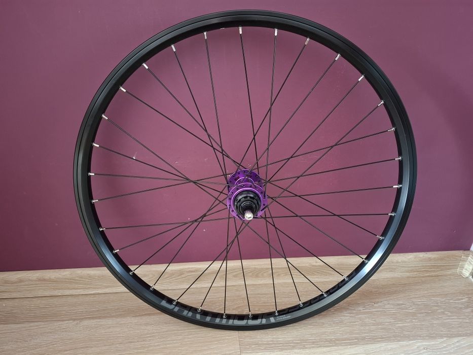 Nowe koło 26 dartmoor tanke dirt fiolet bardzo mocne single speed bmx