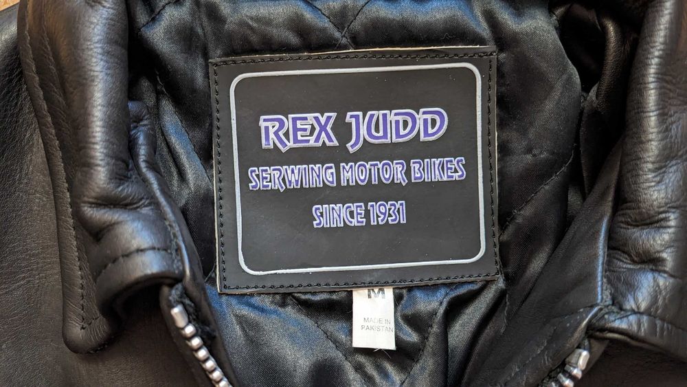 Кожаная мотокуртка Rex Judd Cafe Racer Bomber Jacke