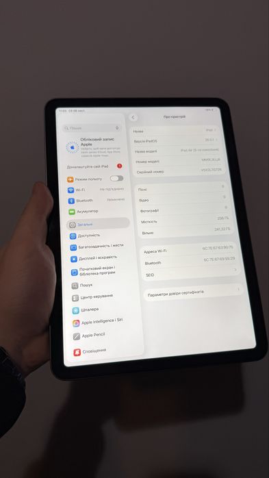 Ipad air 5 m1 256gb