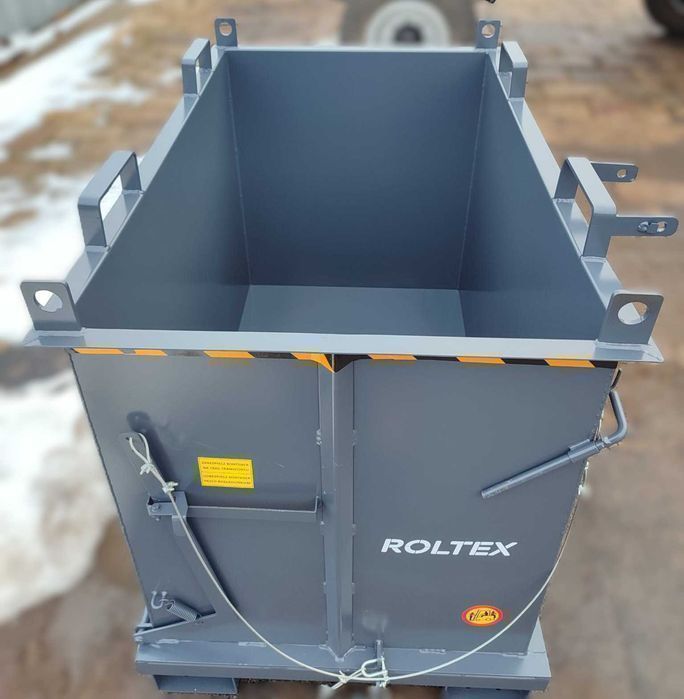 Kontener z otwieranym dnem OD 750 / Pojemnik metalowy
