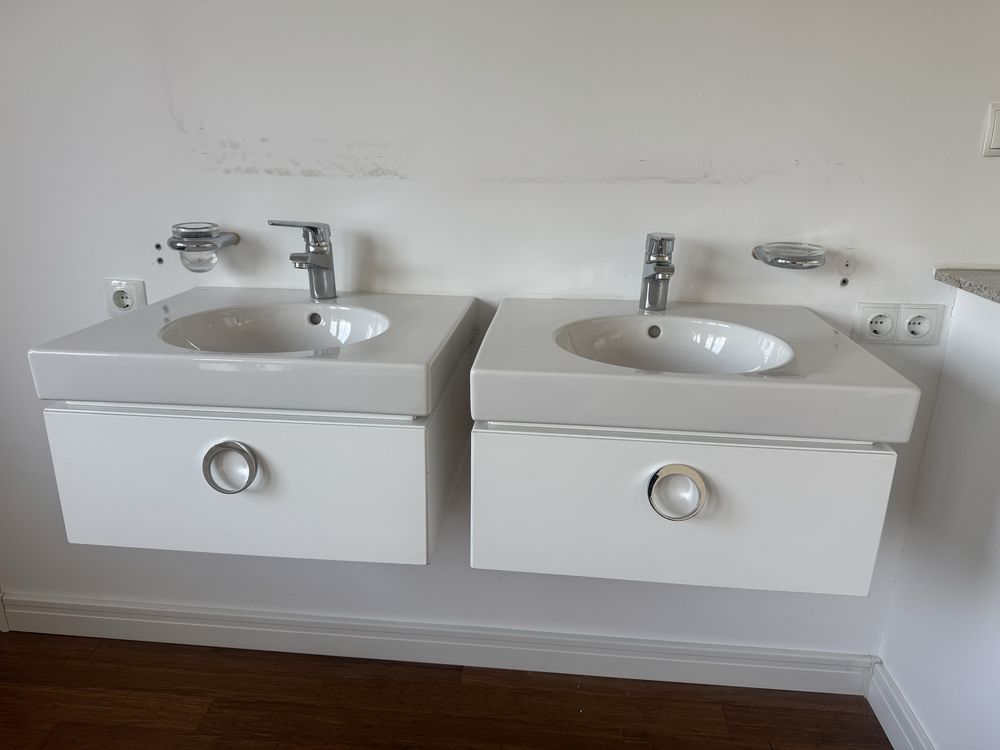 Komplet umywalka i szafka