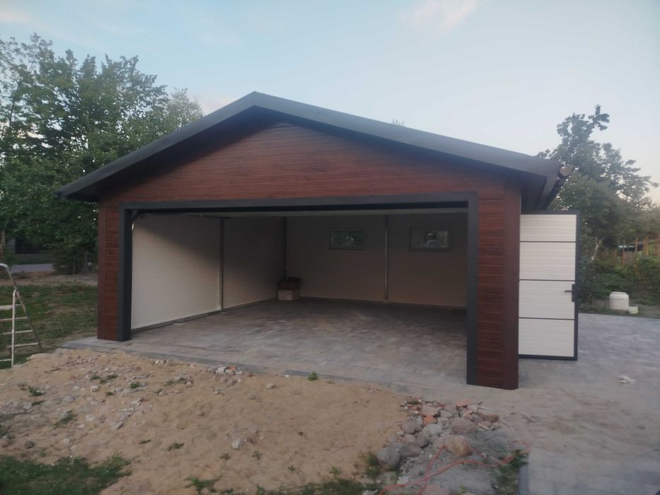 Garaż ocieplany płyta Polieratanowa