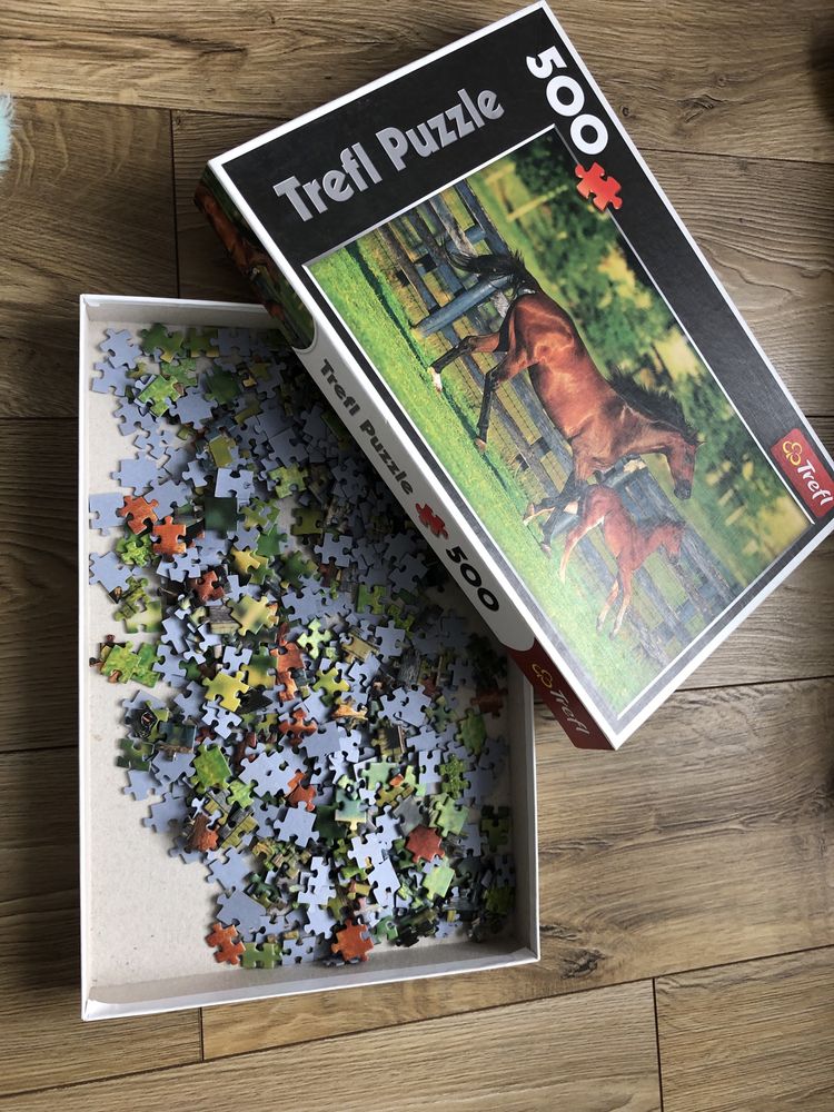 Puzzle z końmi 500 części