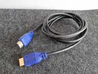 Kabel przewód HDMI 4K High Speed HDTV czarny 1,9m do TV, MONITORA