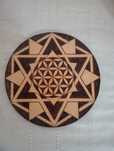 Placa geometria sagrada