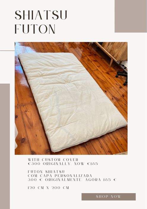 Futon shiatsu estado muito bom