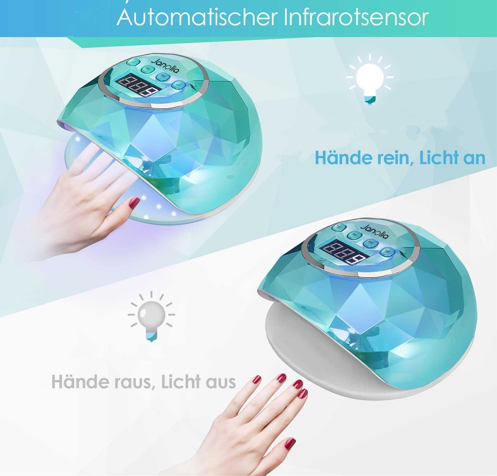 Janolia Lampa do suszenia paznokci, 86 W, lampa LED UV