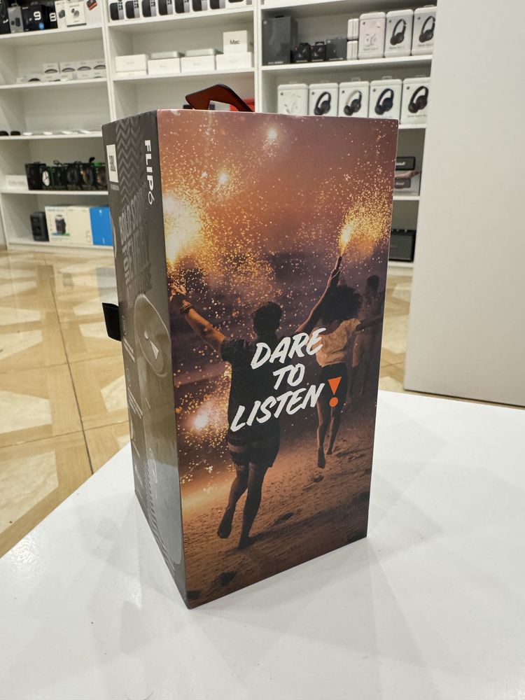 Портативна колонка JBL Flip 6 Black bluetooth гарантія Магазин
