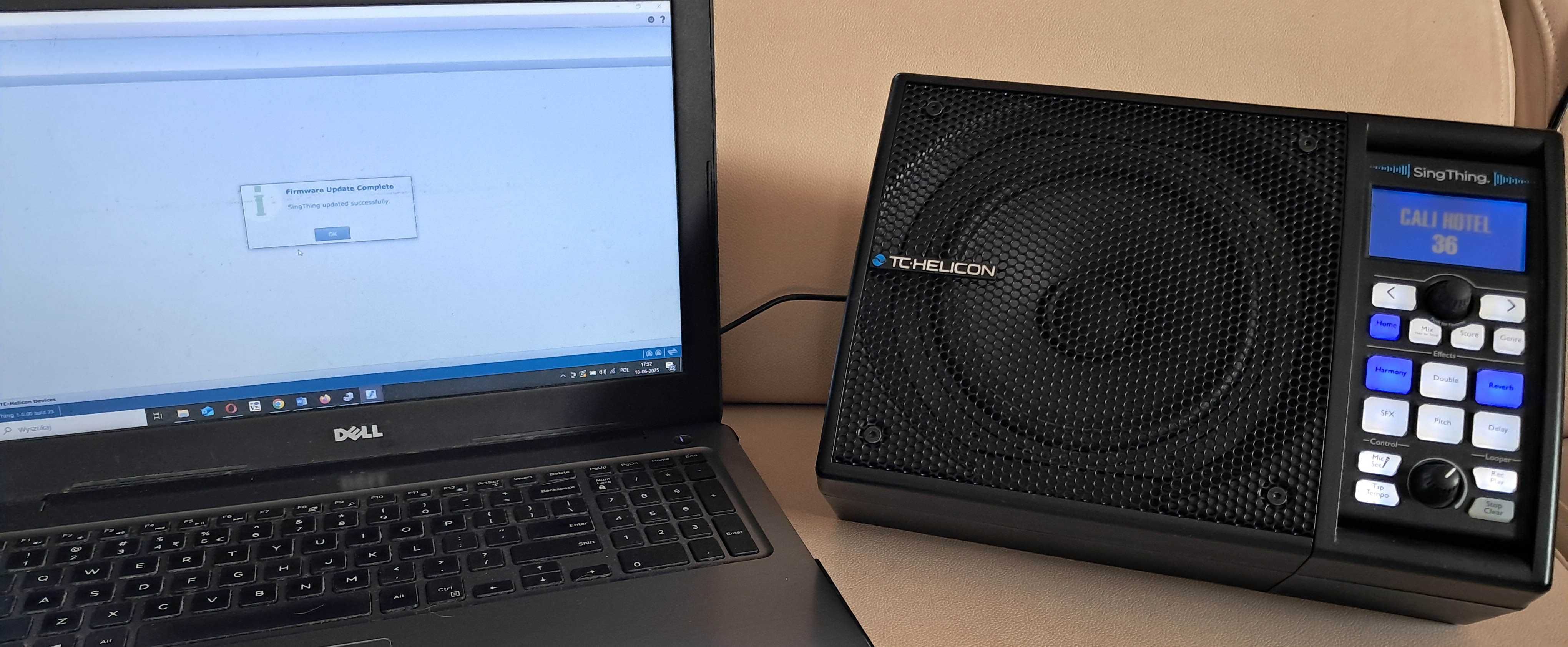 TC Helicon SingThing, 150Wat, Instr EN, Nowe opr, GigBag, MP75, 500 pr
