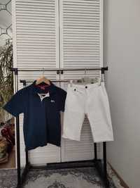 Літній комплект шорти Zara та футболка поло р.140