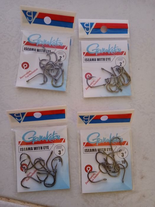 Anzois gamakatzu n.2 e 3