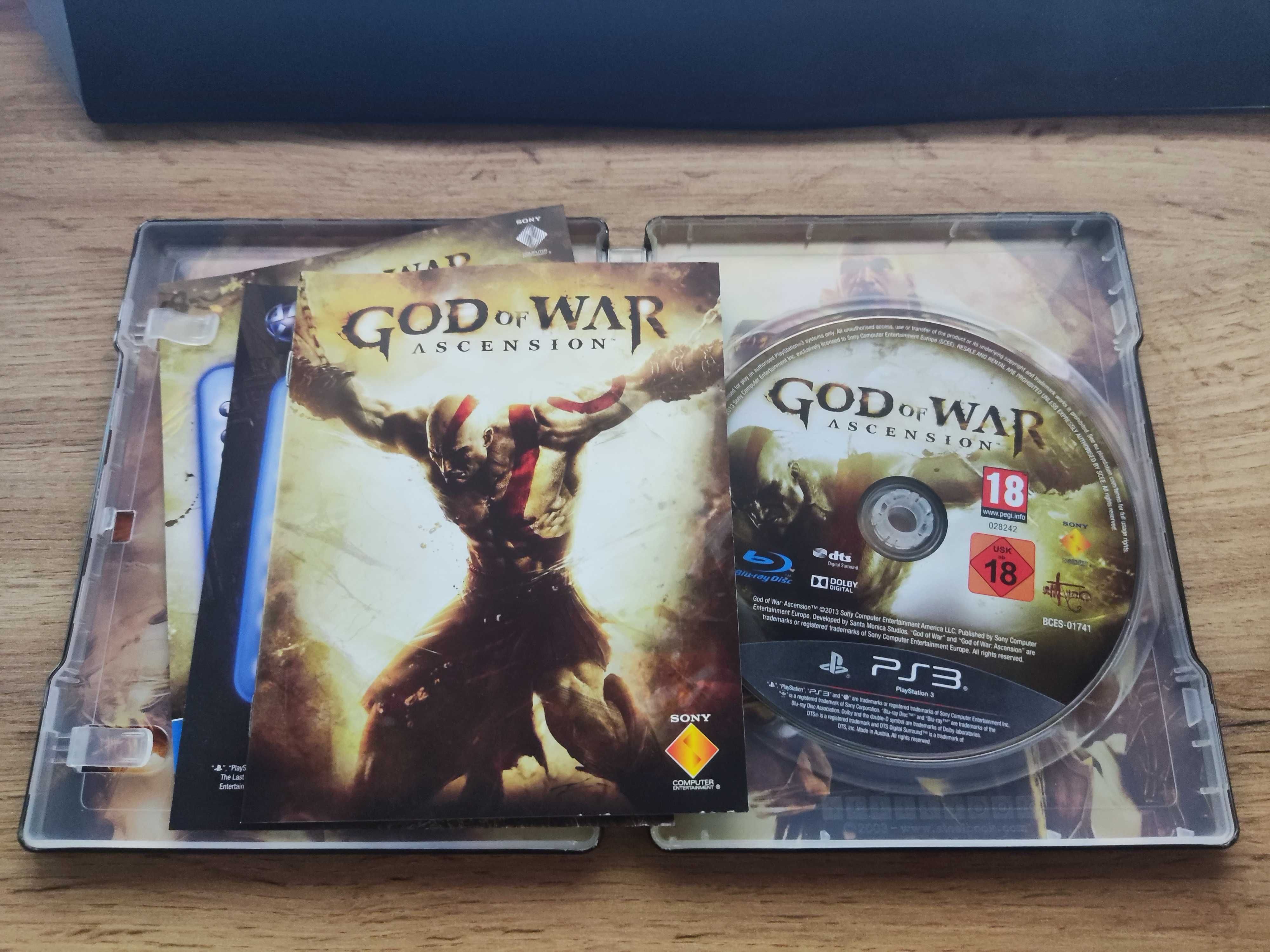 God of War Wstąpienie PL Ascension Steelbook Playstation 3 PS3 Unikat