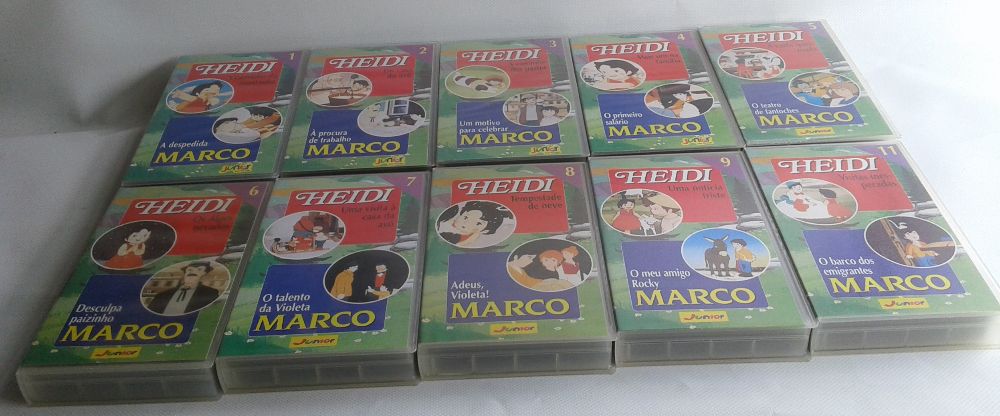 Heidi-Marco. Cassetes VHS