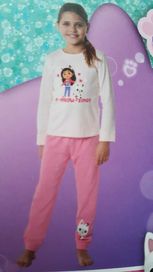Nowa piżama dziewczęca 98-104 Koci Domek Gabi