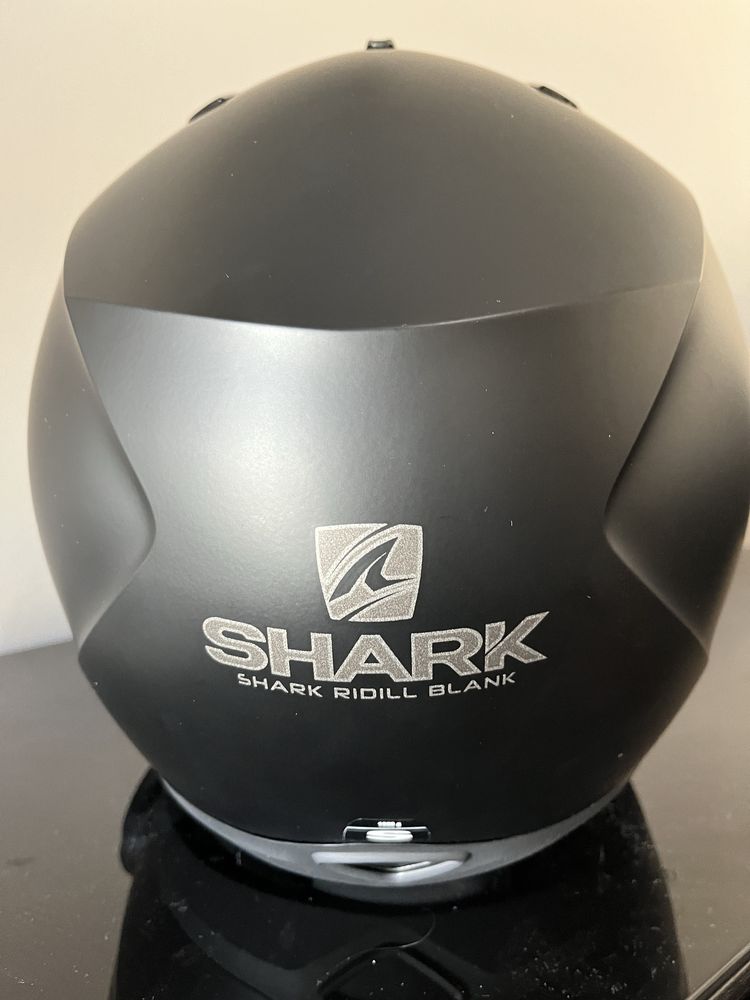 Capacete shark ridill blank tamanho S
