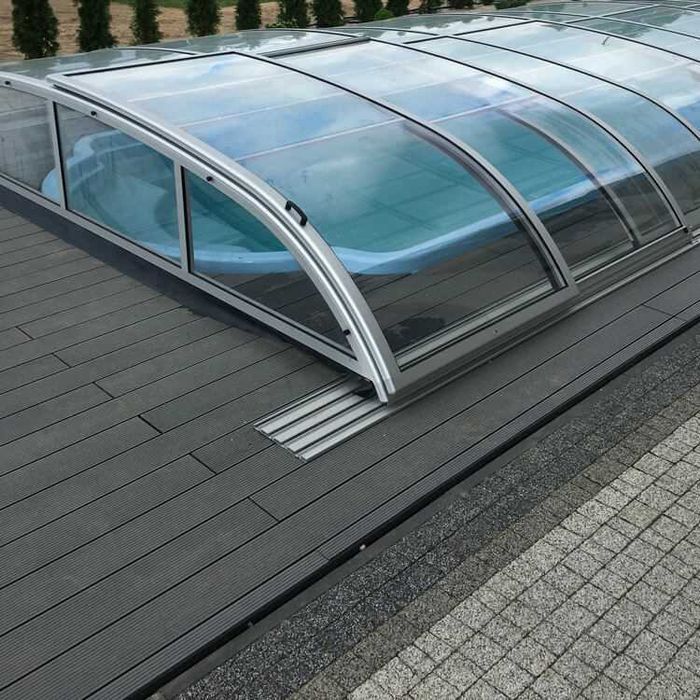 DESKA TARASOWA KOMPOZYTOWA | Próbnik Wzornik Jasny Szary Liderwood