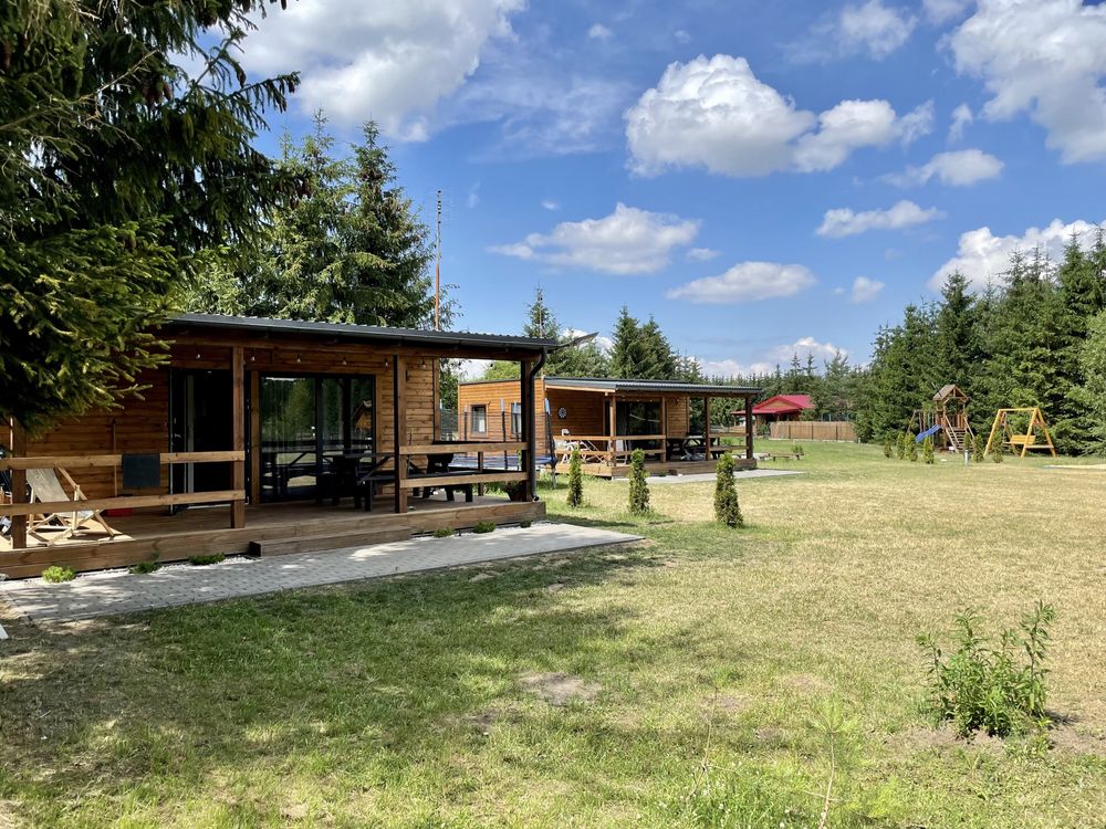 Nowe domki nad jeziorem wynajem Anastazewo klimatyzacja 6 osób