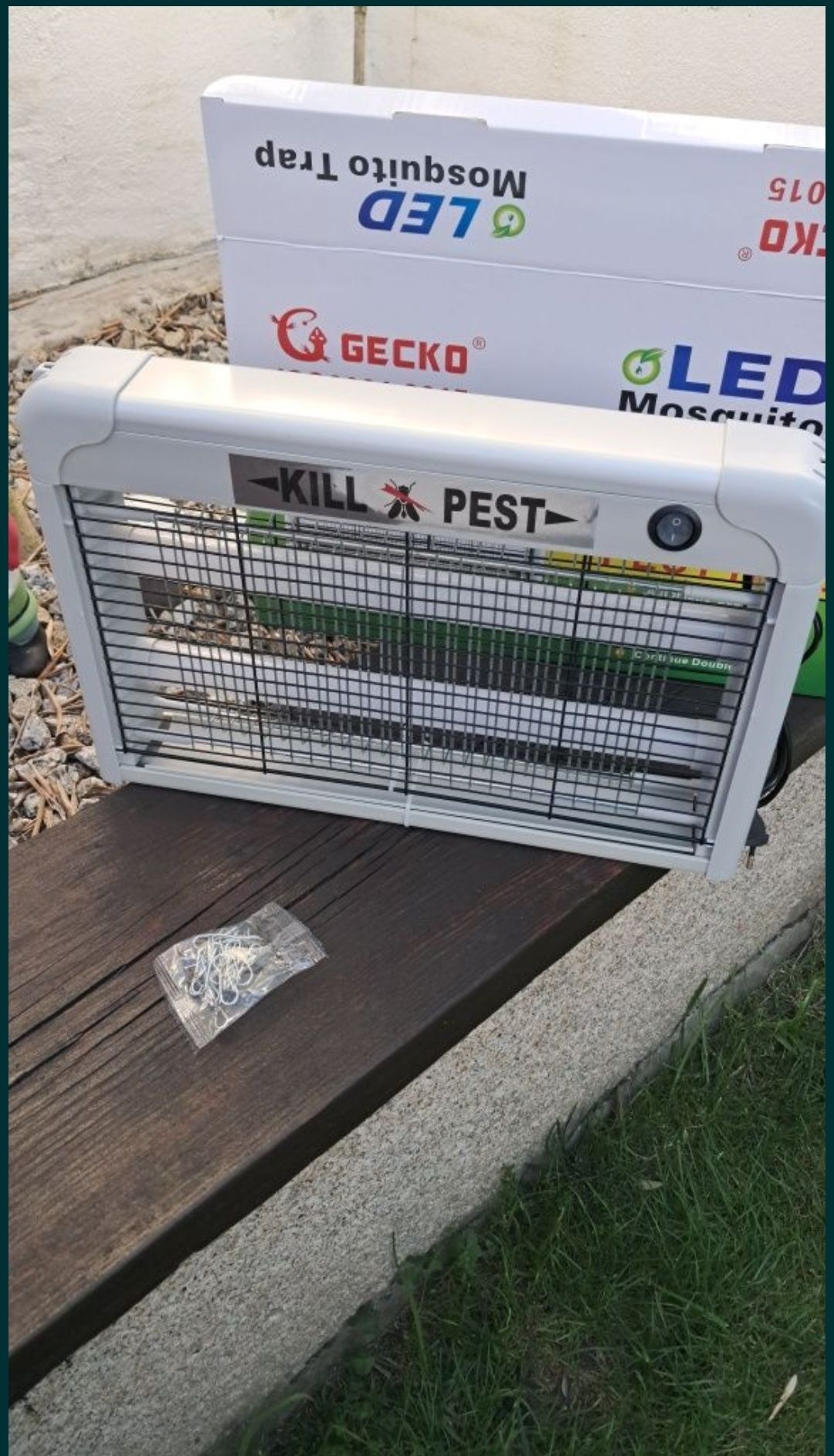 Mata moscas elétrico e mosquitos 2x1 vol