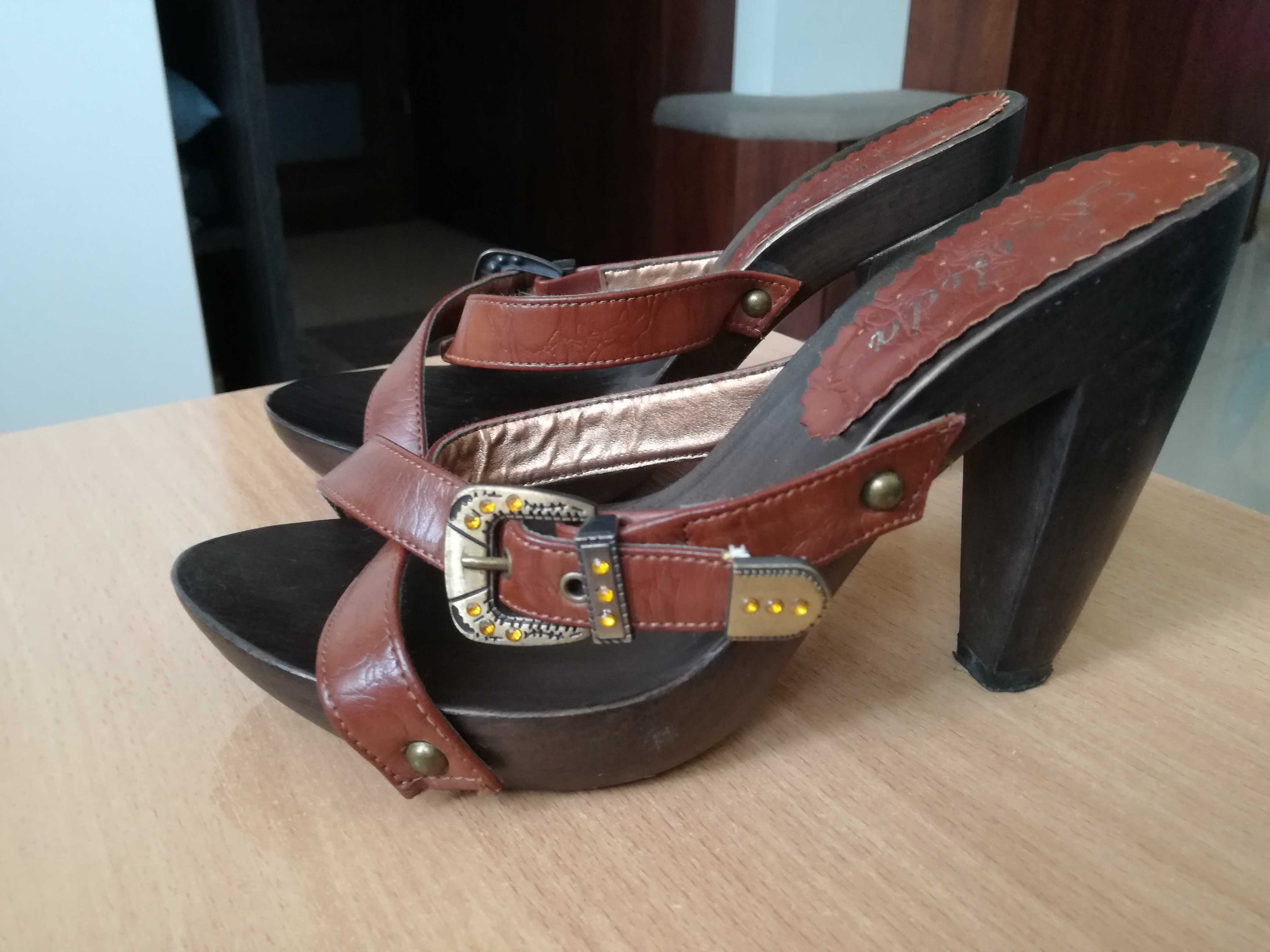 Buty drewniaki rozmiar 36