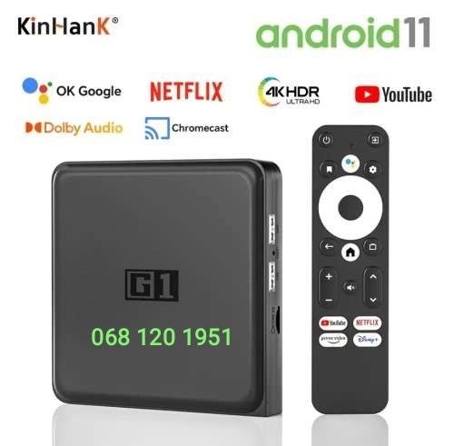 KinHank G1 4/32gb Android TV Box 4k NEW! ТВ приставка