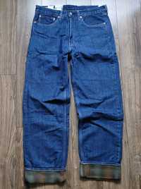 jeansy Levi's dżinsy 568 Stay Loose 34/34 100% bawełna grube W34/L34