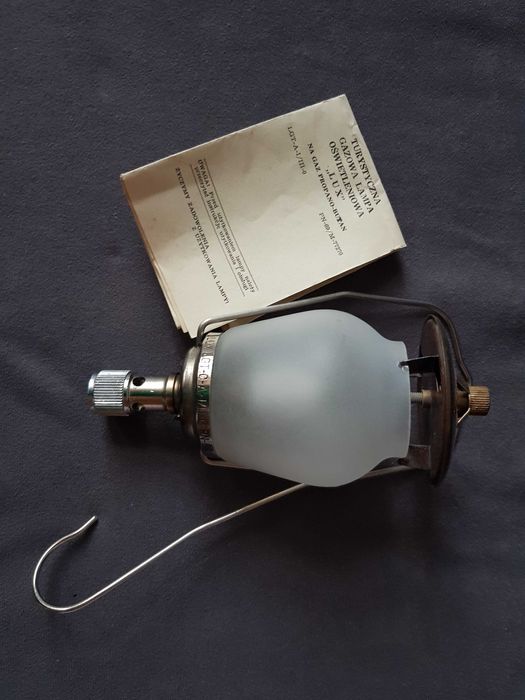 Turystyczna lampka gazowa LUX - PRL