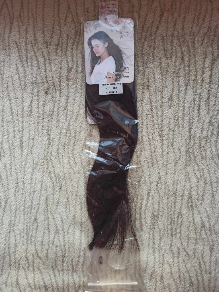 Włosy do przedłużania 40g 30 cm ciemny brąz przedłużanie włosów hair