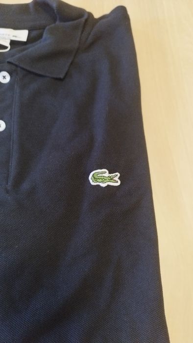 Polo Lacoste preto