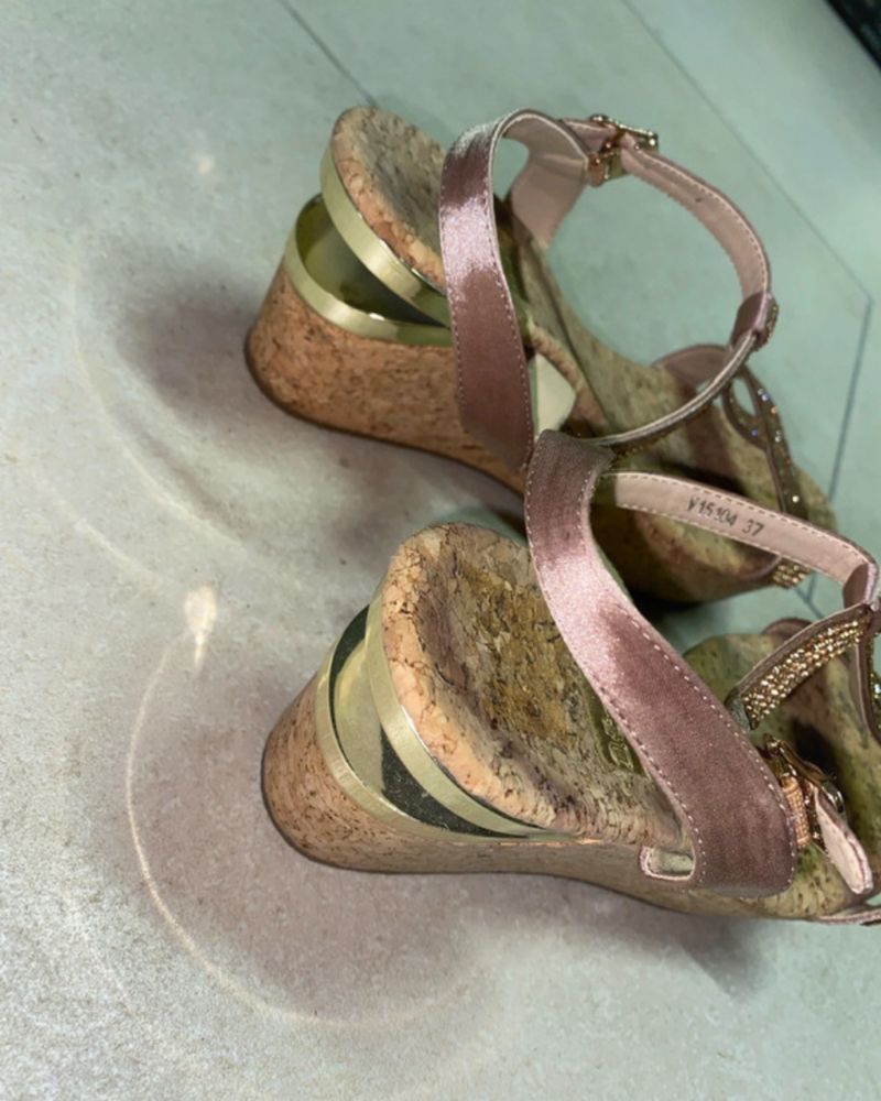 Sandalias Rose Gold