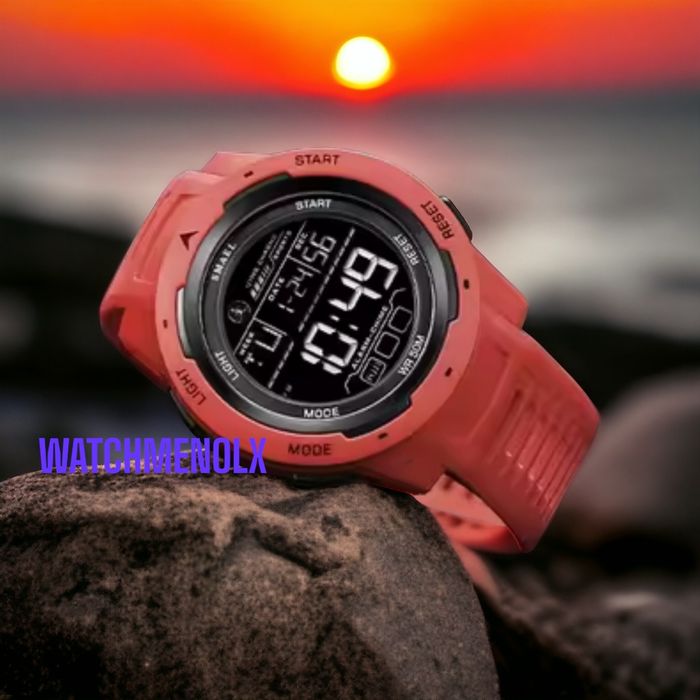 Zegarek SMAEL 8105 czerwony WR50M