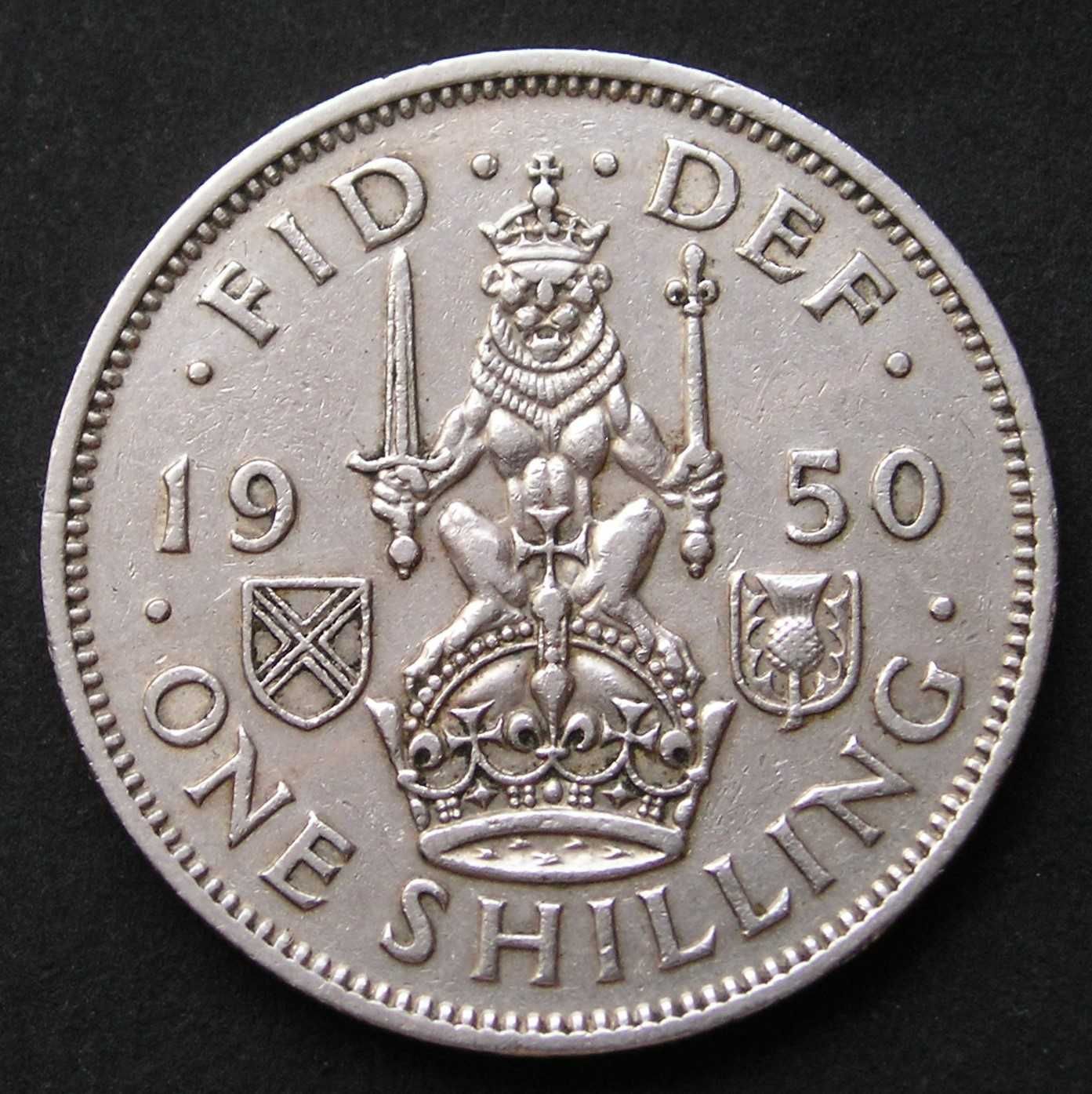 Wielka Brytania 1 shilling 1950 - Jerzy VI