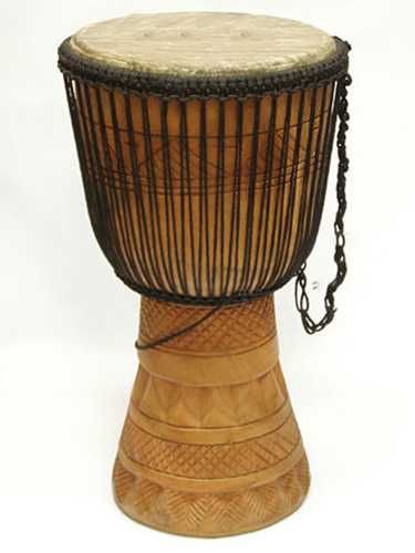 Djembe Ghana 14" Afro Drum - duży bęben afrykański made in Ghana