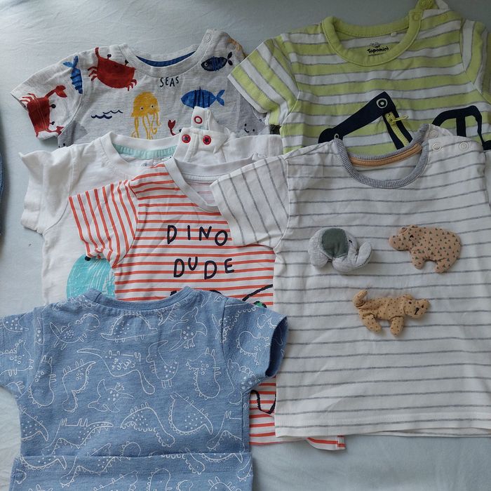 Turbo duża Paka ubrań 74 lato wiosna jesień zima next  h&m