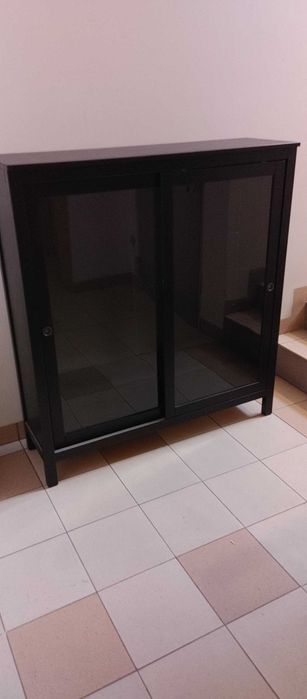 IKEA LEKSVIK-HEMNES-drewno-regał-komoda-szafka HEMNES-szafa