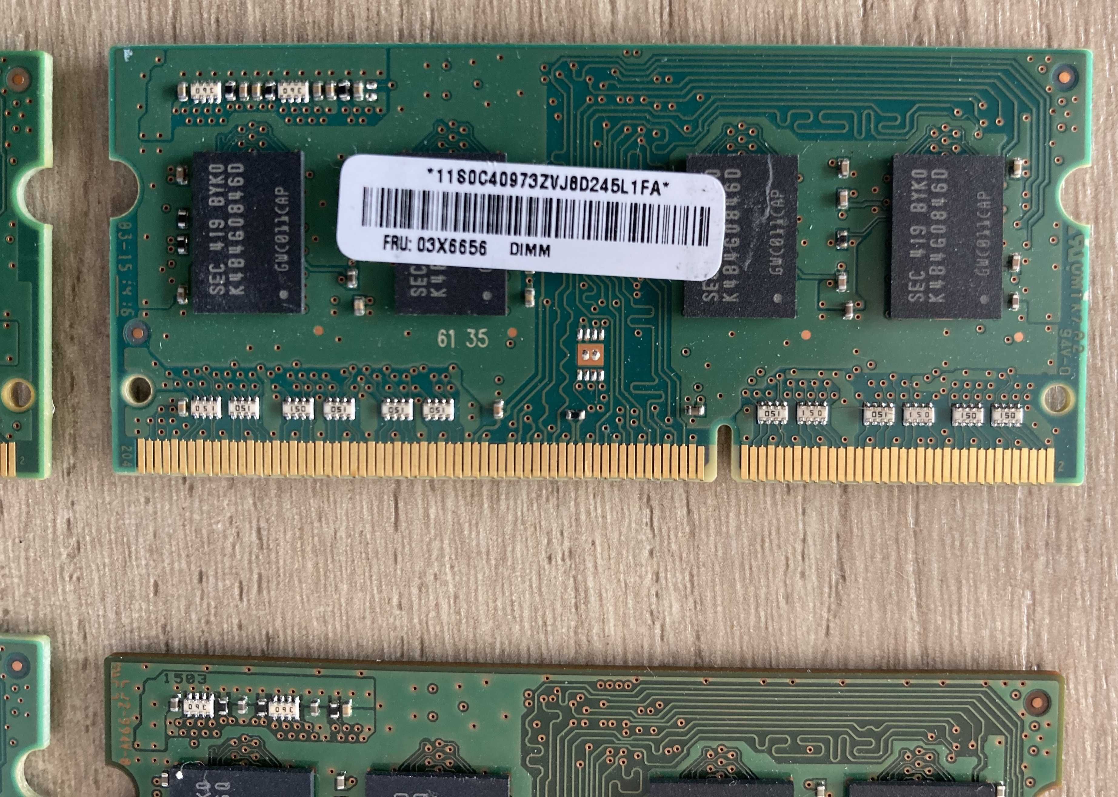 Samsung ram DDR3 4GB 1RX8 PC3L-12800S 1600 MHz