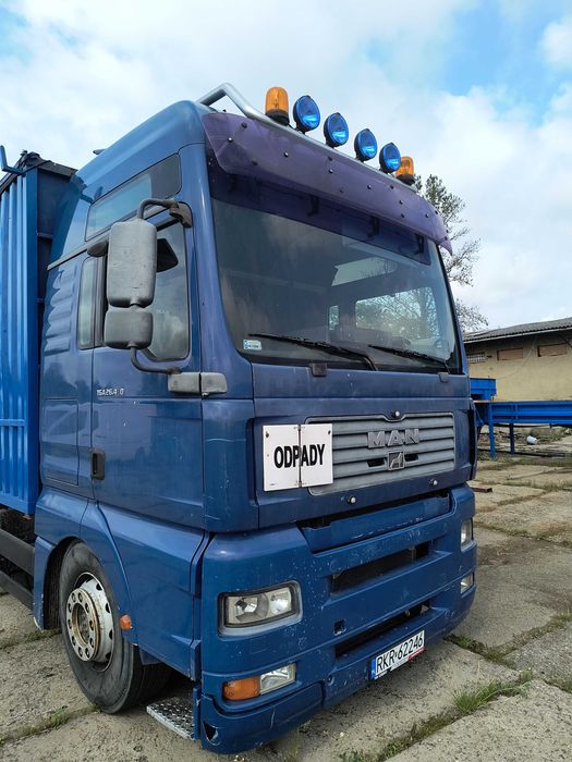 Man hds do drewna , kontener z wywrotem , okazja